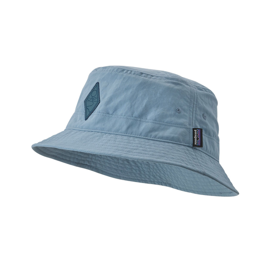 Unisex Wavefarer Bucket Kalastajanhattu - Kierrätettyä Nylonia, Wander Crest: Light Plume Grey / S