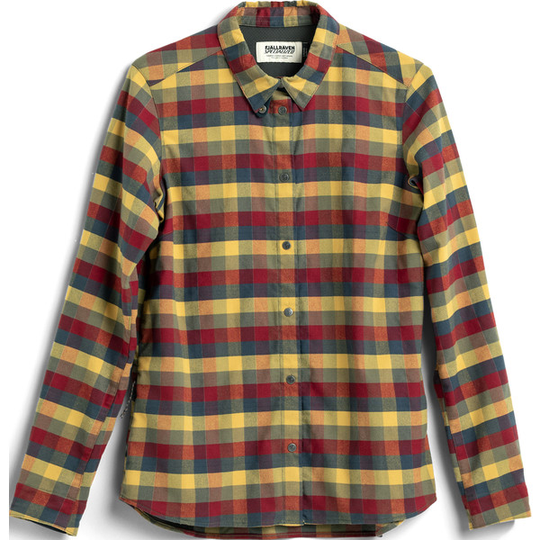 Fjällräven S/f Rider' S Flannel Shirt Ls W - Flag Check - Naiset - L