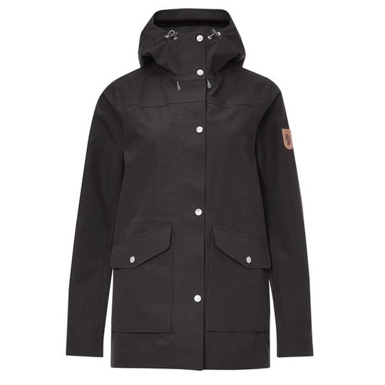 Fjällräven Greenland Eco-shell Jacket W - Black - Naiset - M