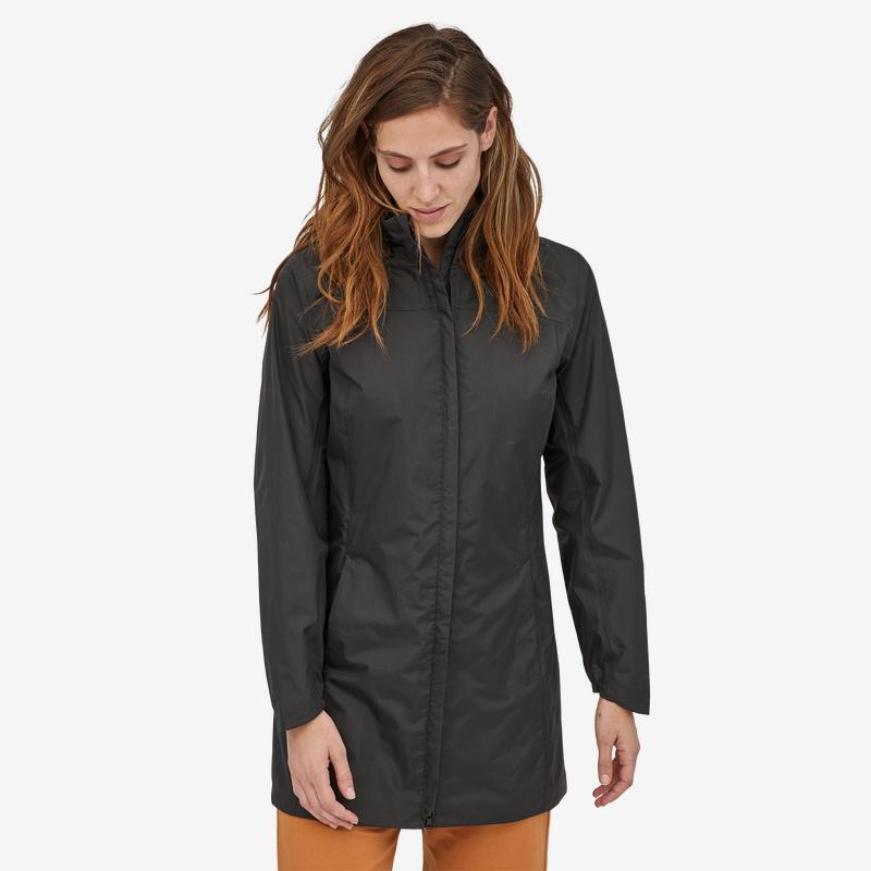 Naisten Patagonia Torrentshell 3L City Coat – vedenpitävä kuoritakki, Black / S