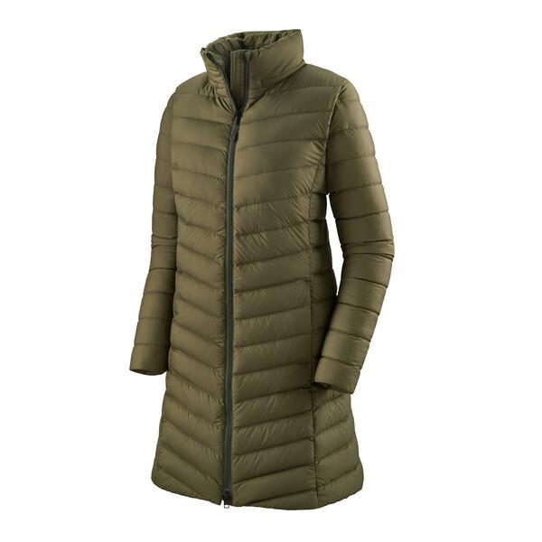 Naisten Patagonia Silent Down Parka – Talvitakki 100% kierrätetystä untuvatäytteestä, Basin Green / S