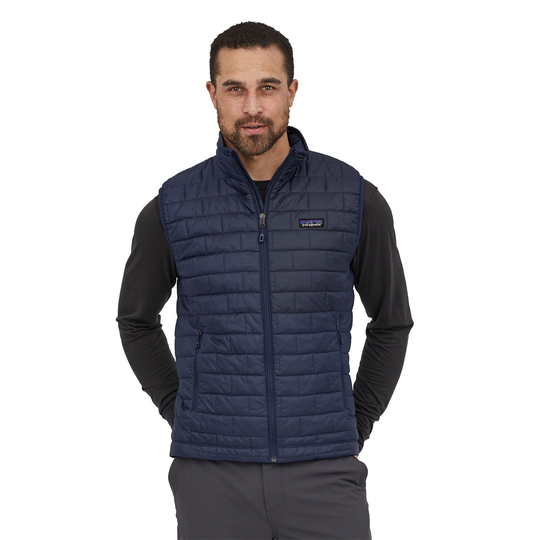 Patagonia Miesten Nano Puff Liivi - Kierrätetty Polyesteri, Classic Navy / M