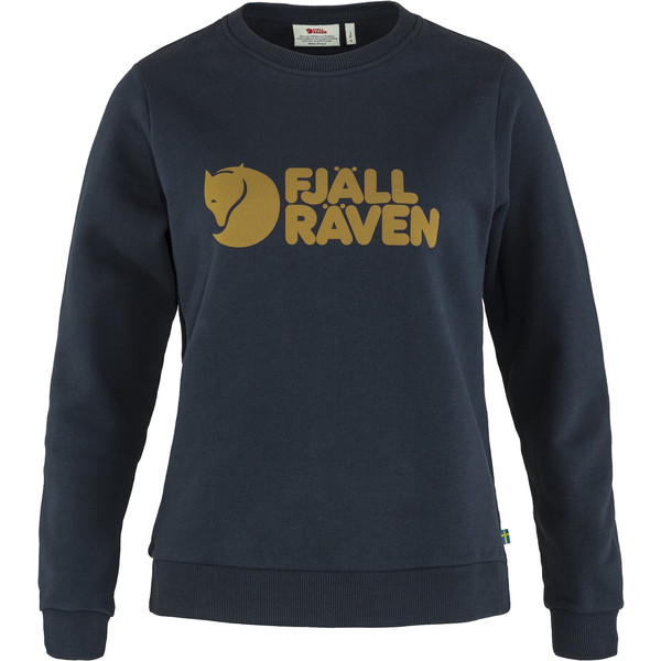 Fjällräven Fjällräven Logo Sweater W - Dark Navy - Naiset - L