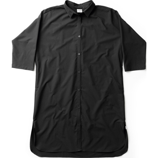 Houdini W' S Route Shirt Dress - True Black - Naiset - XXS
