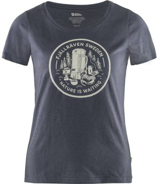 Fikapaus T-Shirt W Navy L