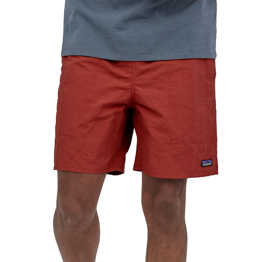 Patagonia Men's Baggies Longs -shortsit - 7" - Kierrätettyä nylonia, Sumac Red / S