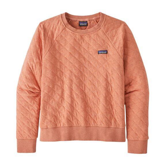 Patagonia Naisten Quilt Crew Collegepaita - Luomupuuvillaa, Mellow Melon / XS