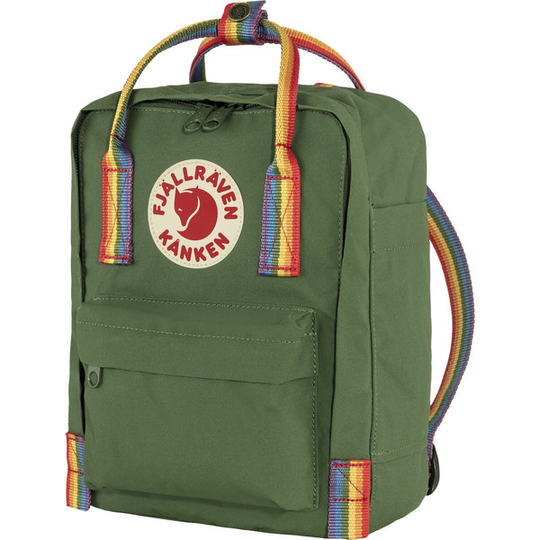 Fjällräven Kånken Rainbow Mini - Spruce Green-rainbow Pattern - Unisex - OneSize