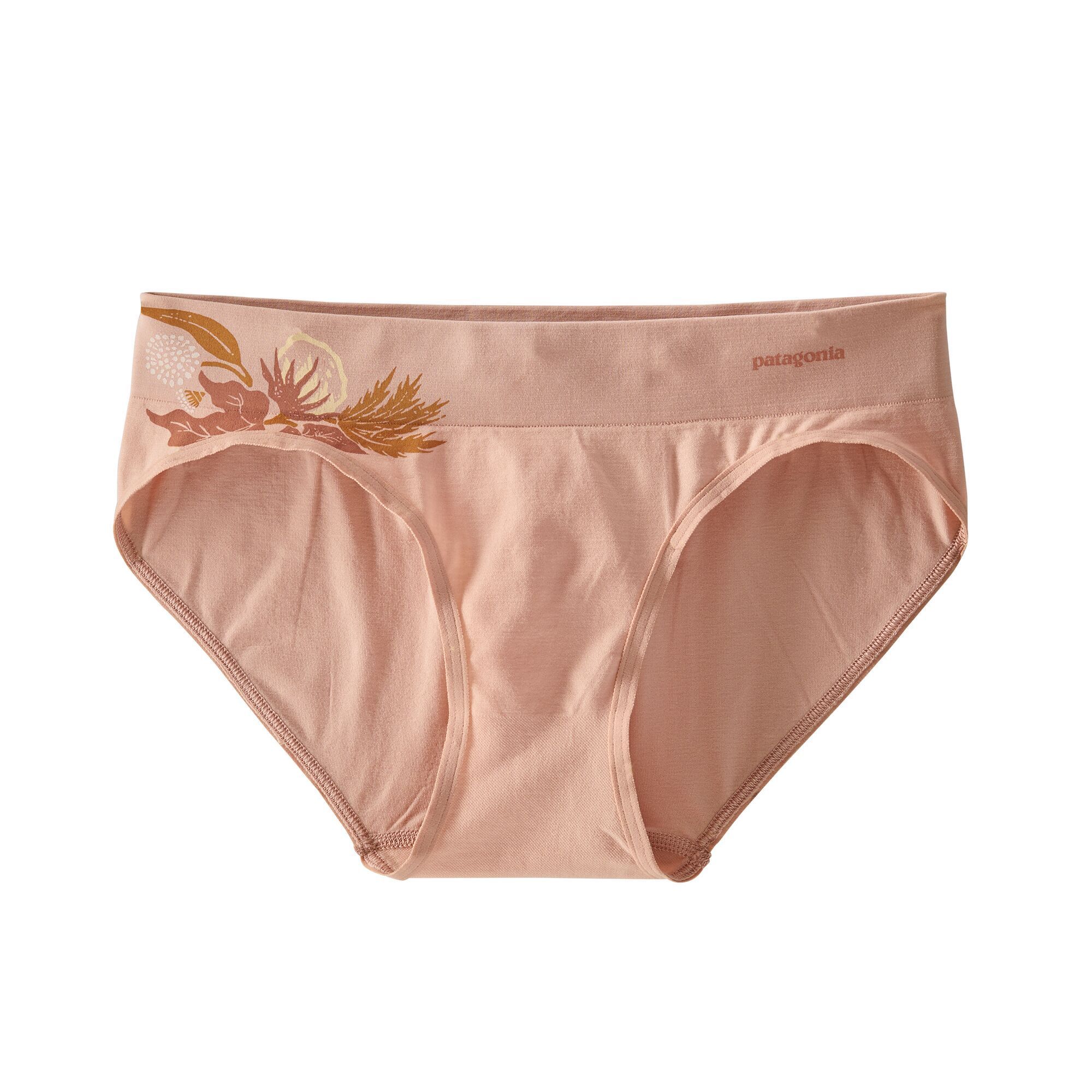 Patagonia Naisten Active Alushousut - Kierrätettyä Nylonia, Cotton Flora Graphic: Scotch Pink / M