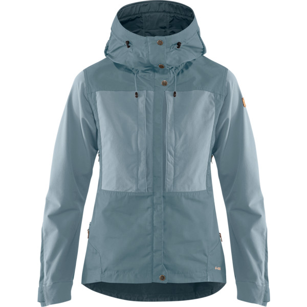 Fjällräven Keb Jacket W - Clay Blue-mineral Blue - Naiset - L