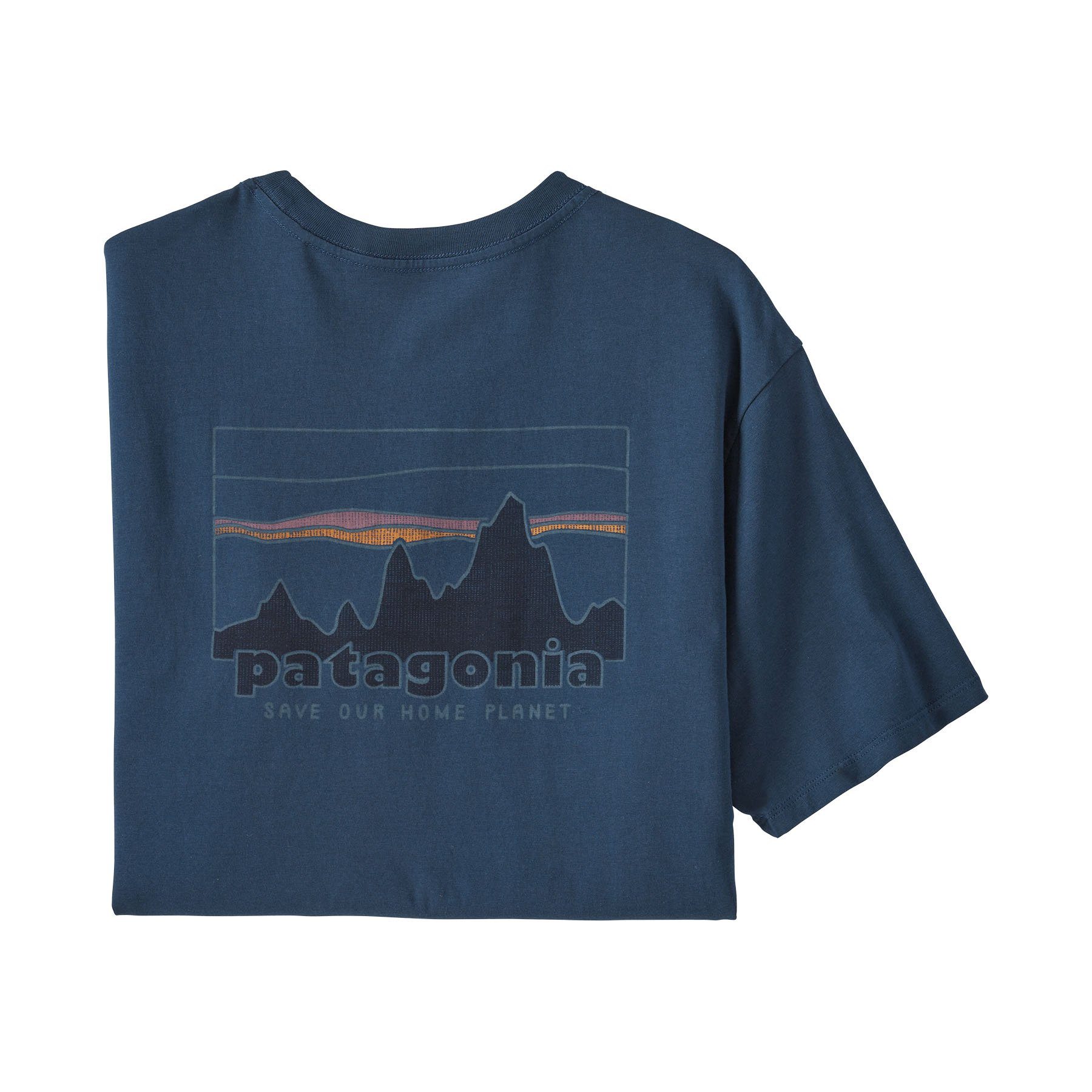 Patagonia Men's '73 Skyline Organic T-Shirt, Tidepool Blue / S