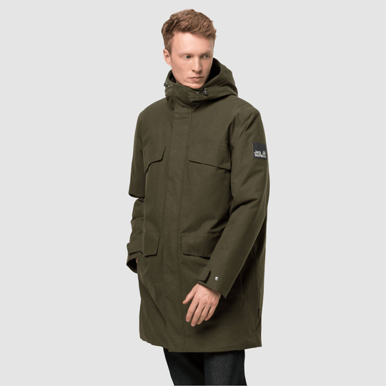 Nature Woods Parka Men Vihreä S