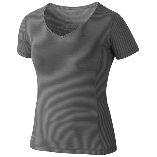 Fjällräven Abisko Cool T-shirt W - Dark Grey - Naiset - L