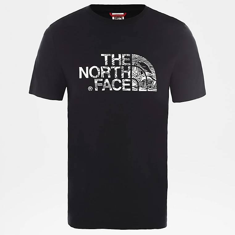 Woodcut Dome T-shirt Men's Musta L