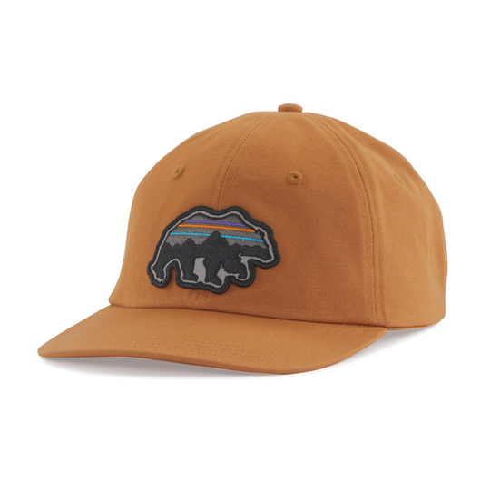Patagonia Back For Good Trad Cap - Umber Brown W/bear - Unisex - ALL