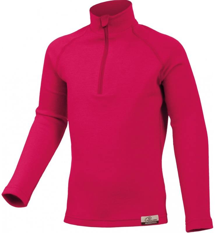 Soly Zip Neck Raspberry 110