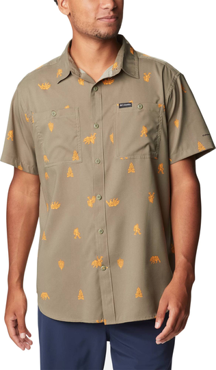 Utilizer Print Woven SS Shirt Stone XXL