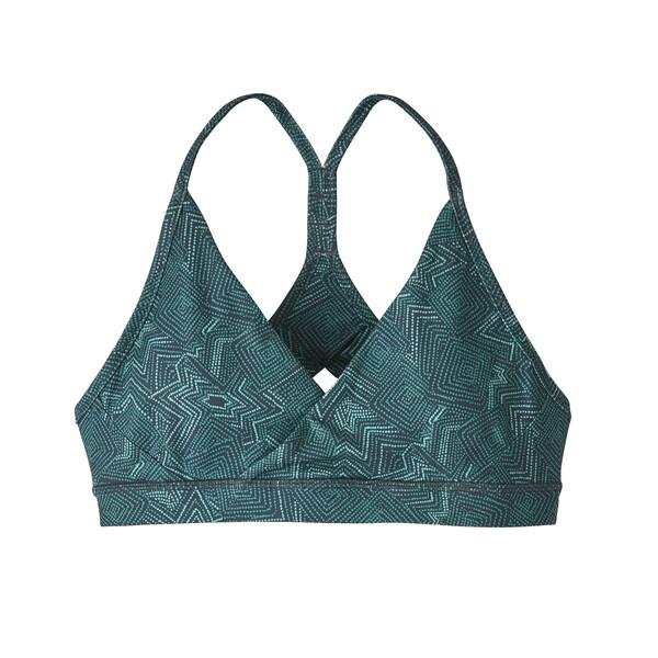 Patagonia Naisten Cross Beta Urheilurintaliivit - Kierrätettyä polyesteria, Organ Pipes: Smolder Blue / L