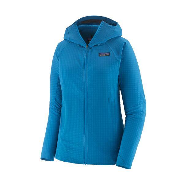 Naisten R1® TechFace Hupullinen Takki - Kierrätettyä Polyesteria, Steller Blue / XS
