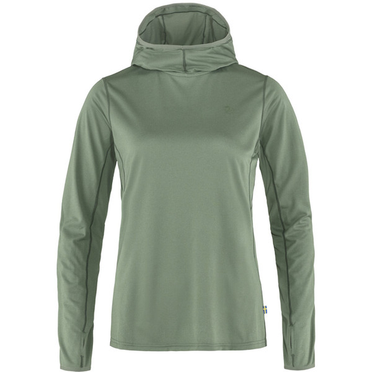 Fjällräven Abisko Sun-hoodie W - Patina Green - Naiset - L