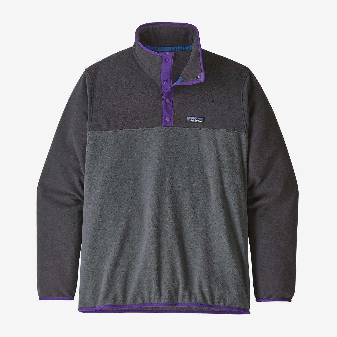 Patagonia Miesten Micro D Snap-T Fleece - Kierrätettyä polyesteria, Forge Grey / L