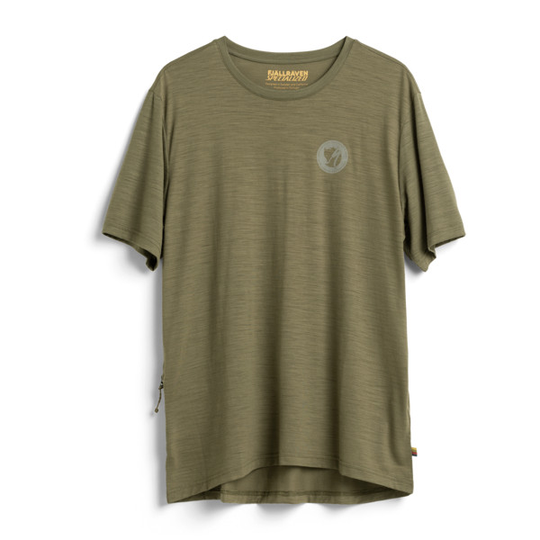 Fjällräven S/f Wool T-shirt M - Green - Miehet - L