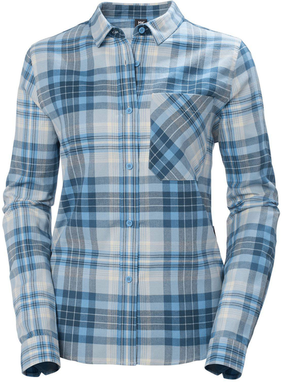 Women's Lokka Flannel LS Vaaleansininen L