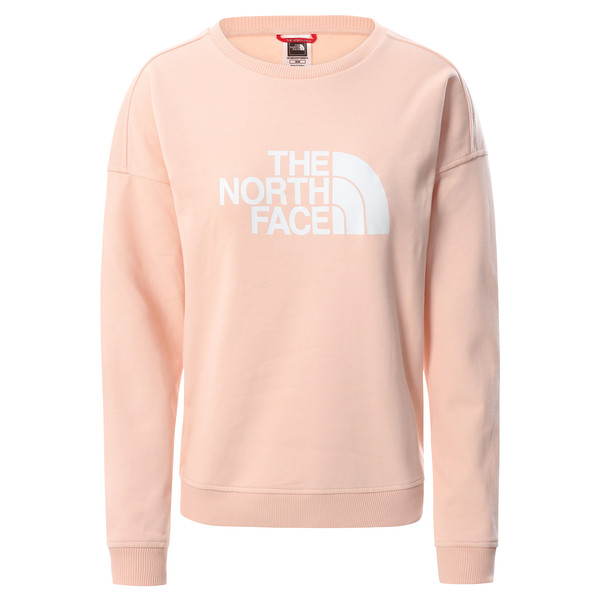 The North Face W Drew Peak Crew - Evening Sand Pink - Naiset - S