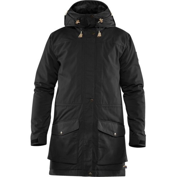 Fjällräven Singi Wool Padded Parka M - Black - Miehet - L