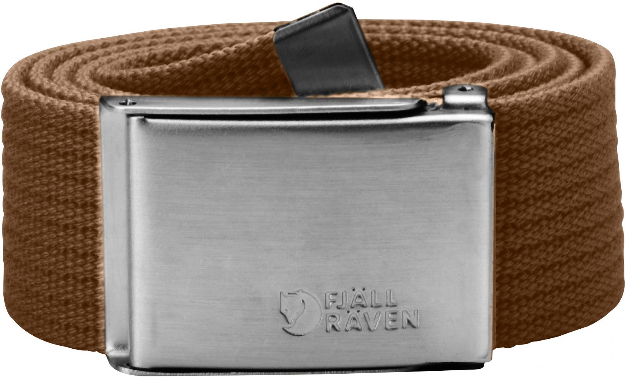 Canvas Belt 4 cm Ruskea