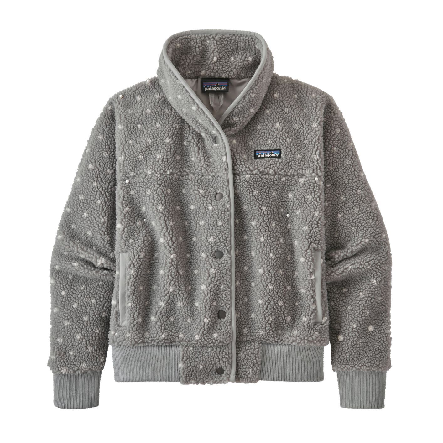 Patagonia Naisten Snap Front Retro-X Fleecetakki - kierrätettyä polyesteria, Salt Grey / S
