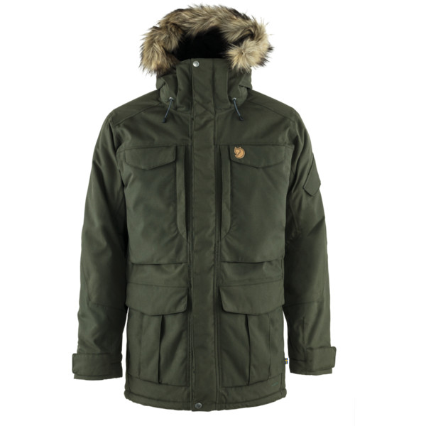 Fjällräven Nuuk Parka M - Deep Forest - Miehet - L