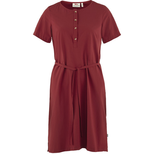 Fjällräven Övik Lite Dress - Pomegranate Red - Naiset - L