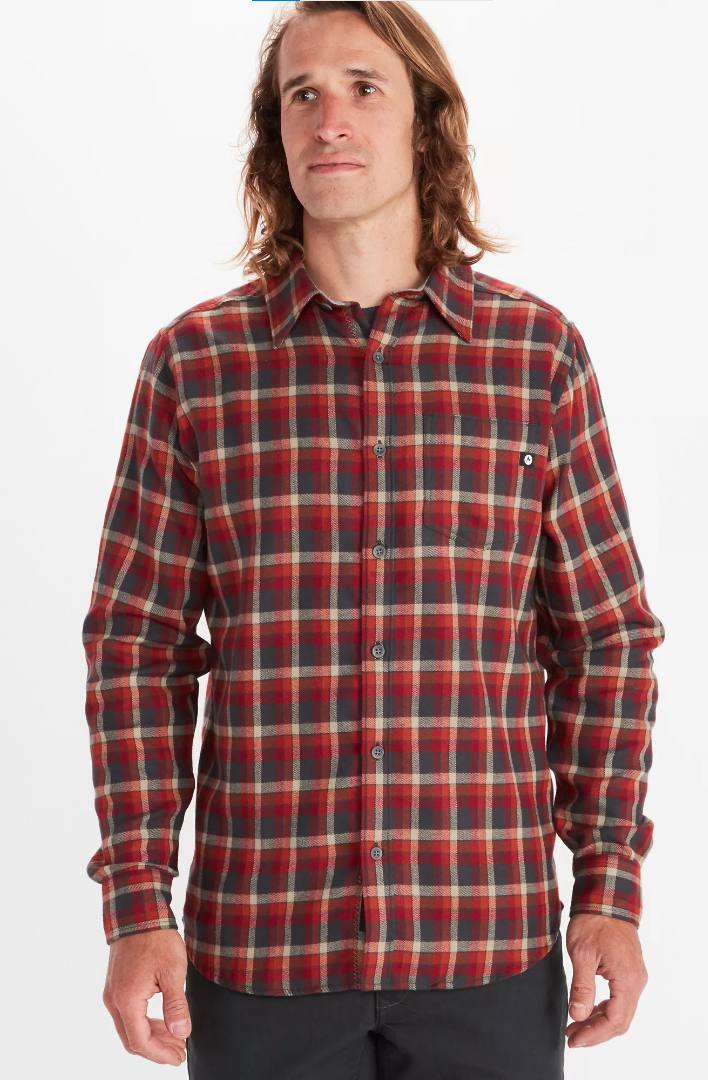 Fairfax Midweight Flannel Long Sleeve Teräs S