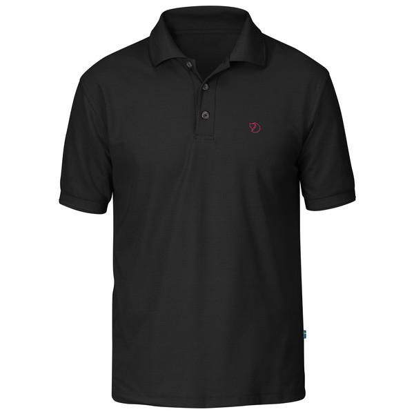 Fjällräven Crowley Pique Shirt M - Black - Miehet - L