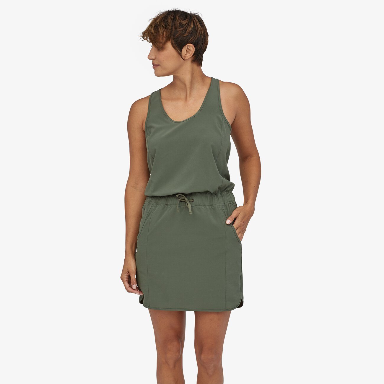 Patagonia Naisten Fleetwith Mekko - Kierrätettyä polyesteria, Kale Green / XS