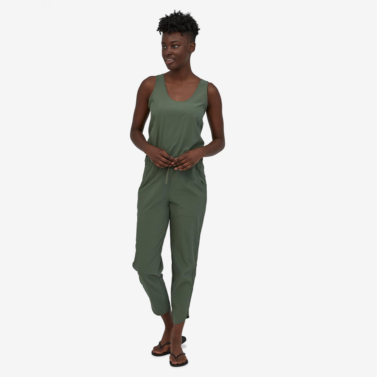 Patagonia Naisten Fleetwith Romper Jumpsuit-haalaripuku, Kale Green / XS