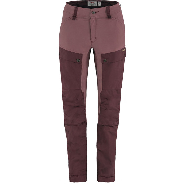 Fjällräven Keb Trousers Curved W Reg - Port-mesa Purple - Naiset - 34