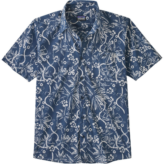 Patagonia M' S Go To Shirt - Dirt Bags: Stone Blue - Miehet - M