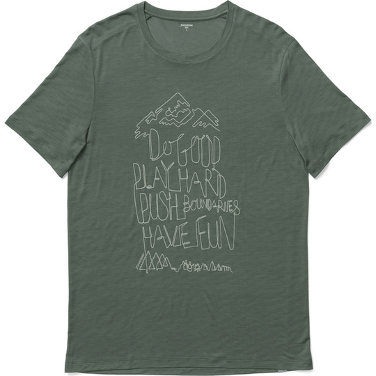 Houdini M' S Tree Message Tee - Greeness - Miehet - S
