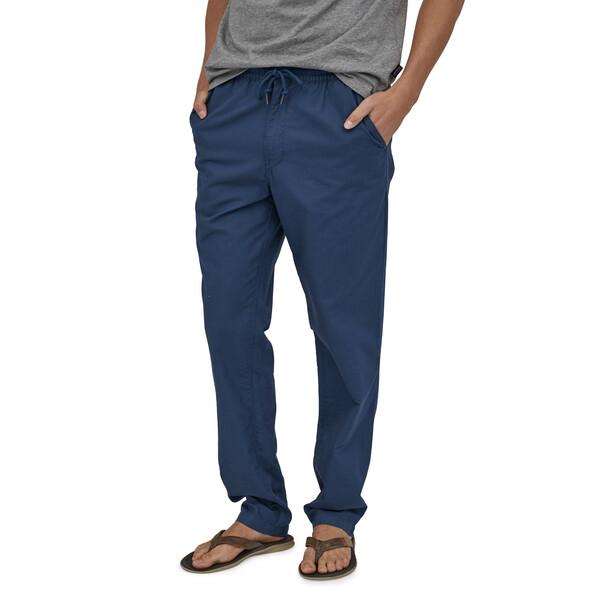 Miesten Kevyet All-Wear Hemp Volley Olohousut - Luomupuuvillaa ja hamppua, Stone Blue / S