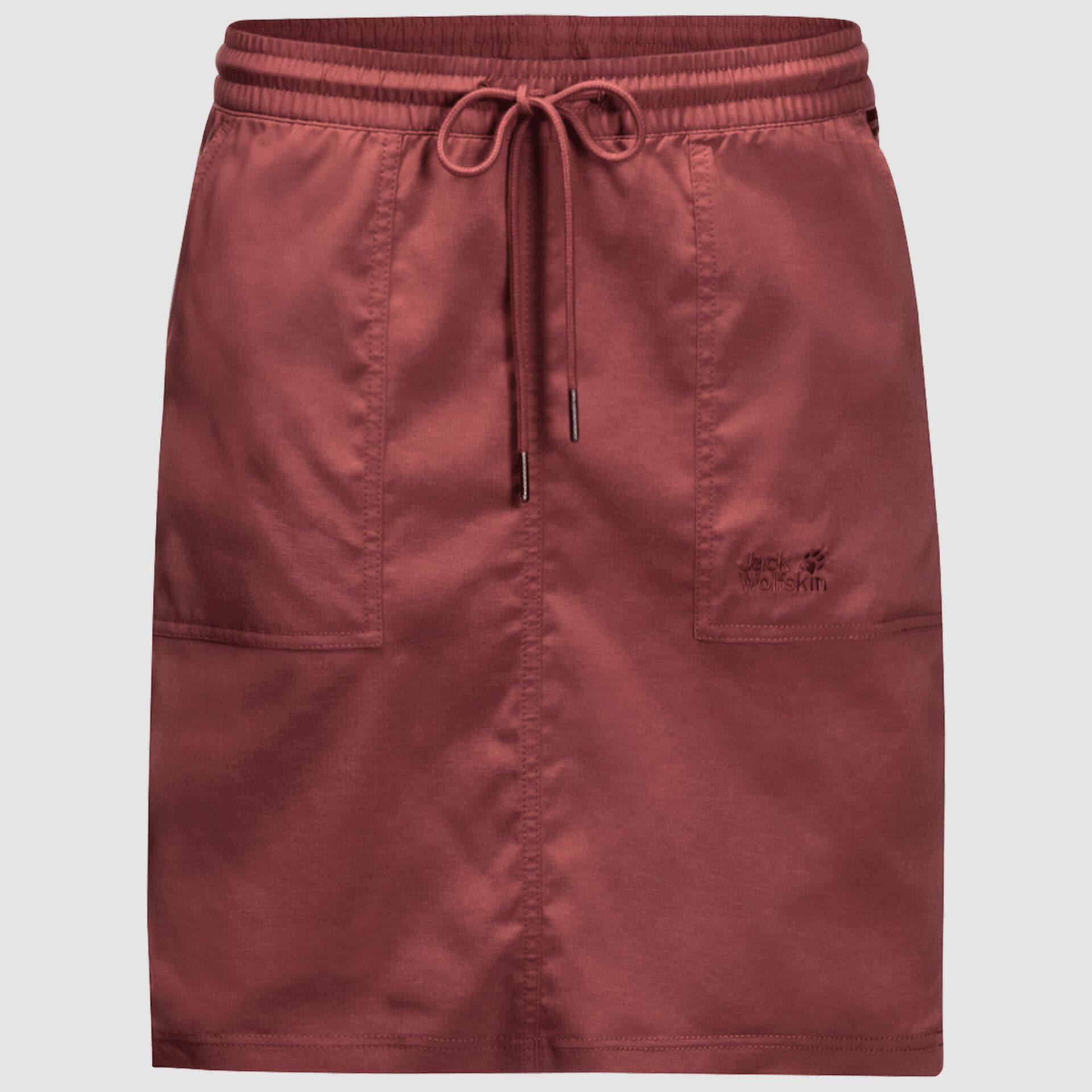 Senegal Skirt Tummanpunainen XS