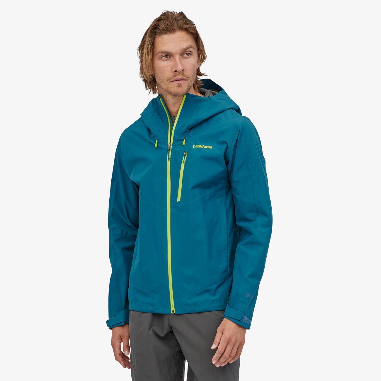 Patagonia Miesten Calcite Gore-Tex Kuoritakki - Kierrätetystä polyesterista, Crater Blue / L