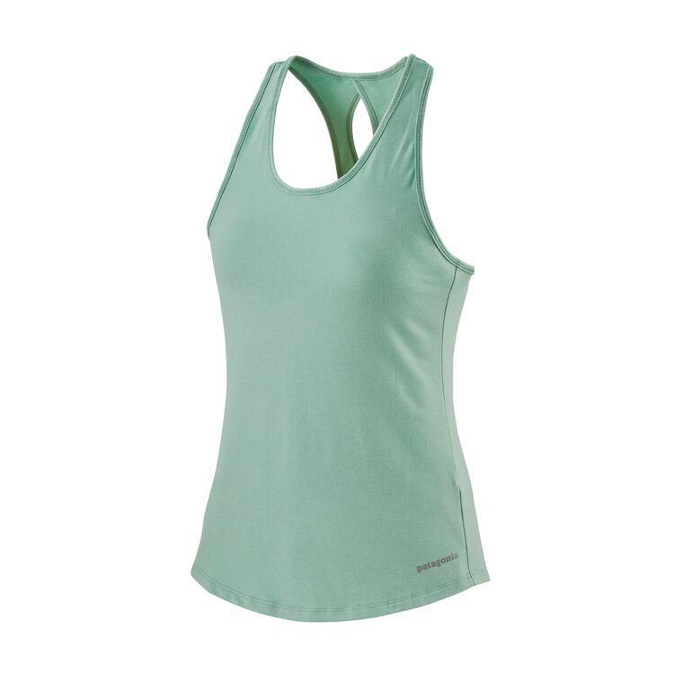Patagonia Naisten Seabrook Run Tank Toppi - Kierrätettyä polyesteria, Gypsum Green / XS