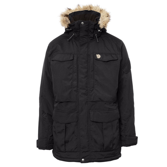 Fjällräven Nuuk Parka M - Black - Miehet - M