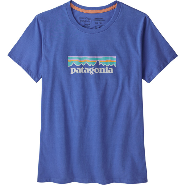 Patagonia W' S Pastel P-6 Logo Organic Crew T-shirt - Float Blue - Naiset - S