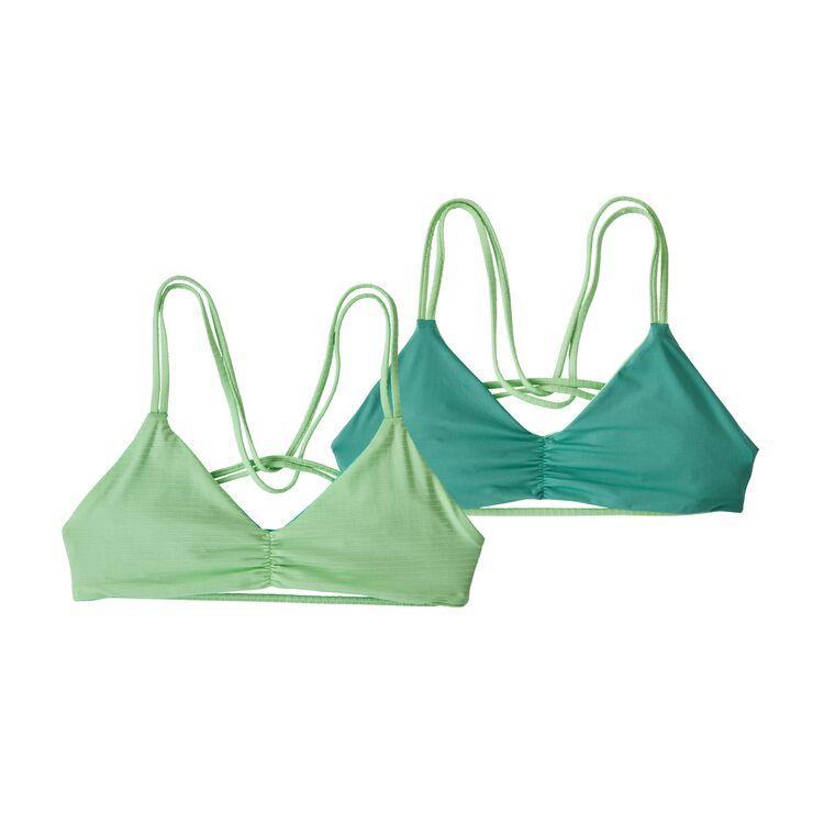 Patagonia Naisten Käännettävät Seaglass Bay Bikinit, Ripple: Bud Green / S