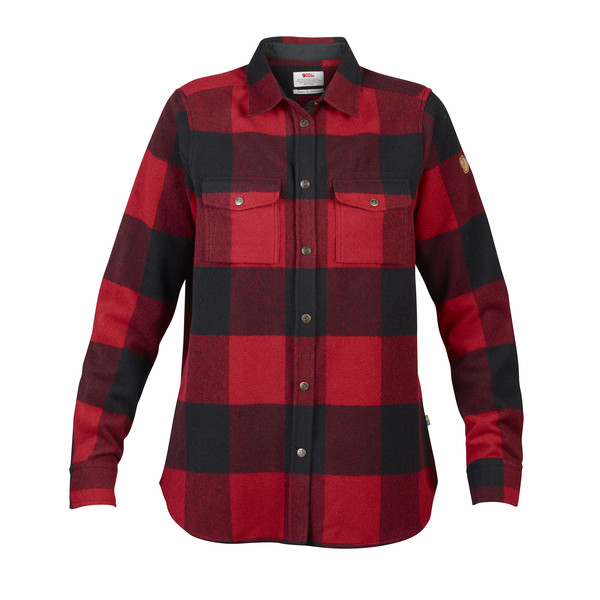 Fjällräven Canada Shirt W - Red - Naiset - L