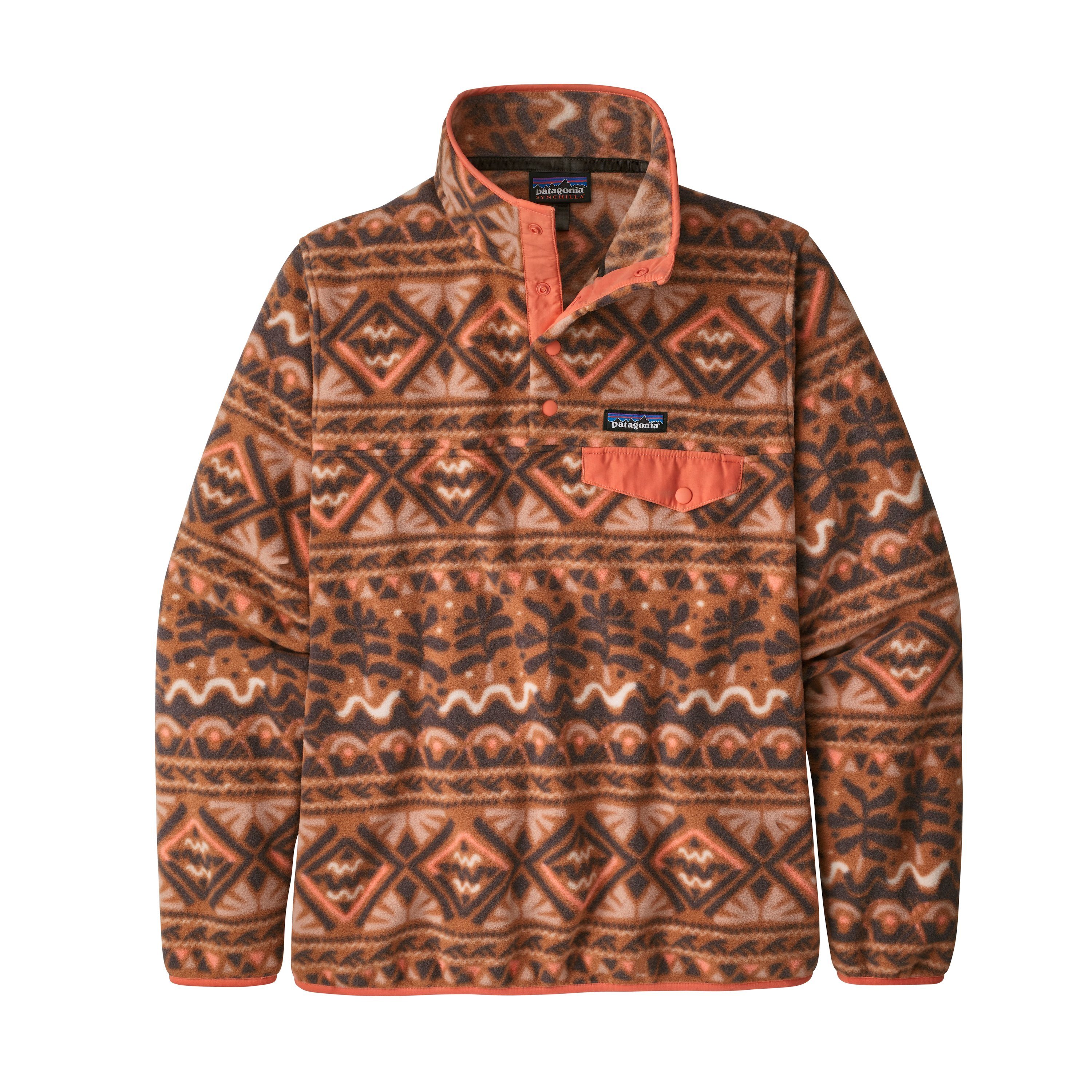 Patagonia Naisten Synchilla® Snap-T® Fleece - Kierrätetystä Polyesterista, Mangrove: Henna Brown / S