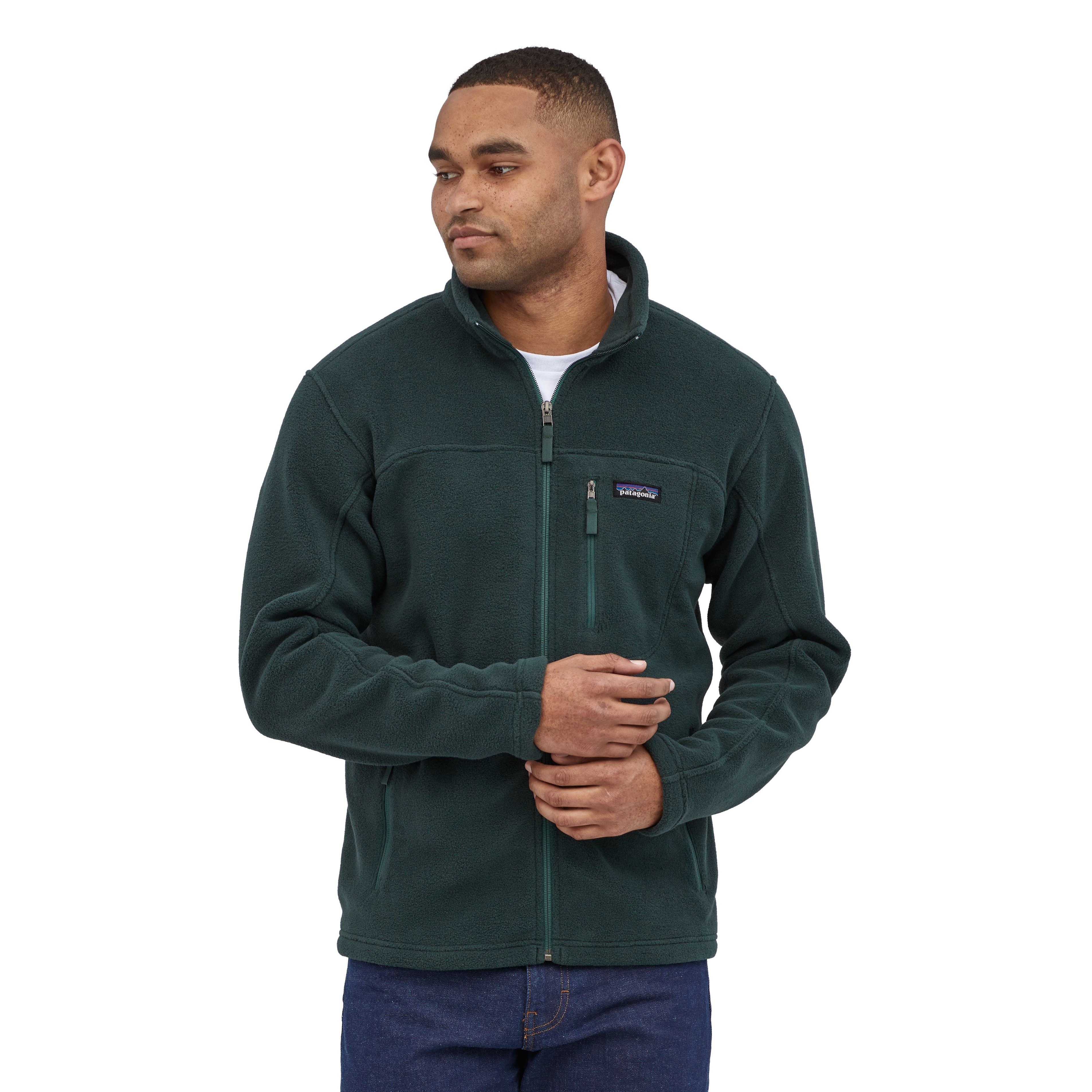 Miesten Patagonia Classic Synchilla Fleece Jacket – fleecetakki, Northern Green / M